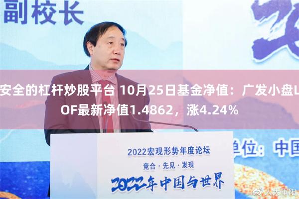 安全的杠杆炒股平台 10月25日基金净值：广发小盘LOF最新净值1.4862，涨4.24%